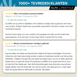 Alfa Lifestyle Zonneschermen Reviews tevreden klanten